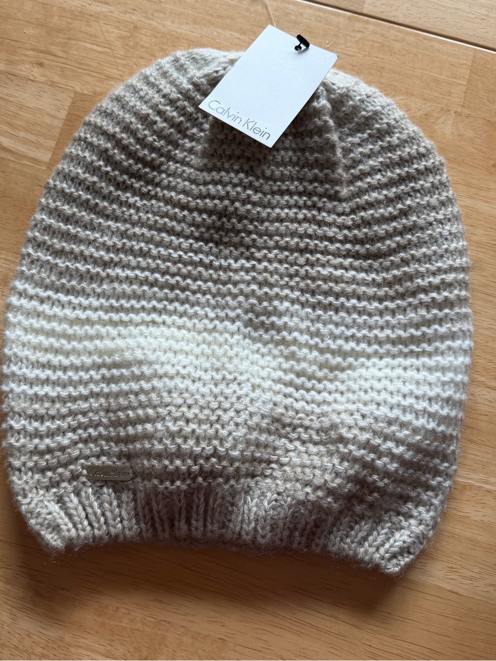 Calvin Klein Almond Ombre Knit Hat